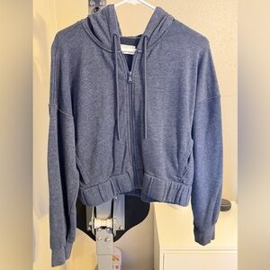 Lou & Grey Navy Zip-Up Jacket